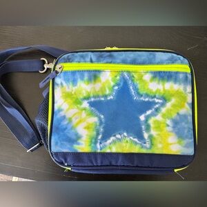 Pottery Barn Blue and Green Tie-Dye Star Mackenzie lunchbox